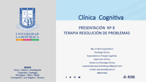 Presentación Terapia Resolución de Problemas por Cristian Sepúlveda