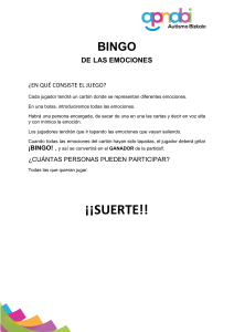 Bingo de las Emociones: Juego Educativo para Niños