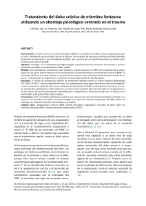 Tratamiento psicol&oacute;gico del dolor de miembro fantasma (DMF)