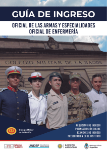 Guía de Ingreso Colegio Militar de la Nación