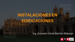 Instalaciones en Edificaciones: Dotación y Diseño