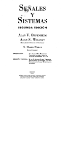 Se&ntilde;ales y Sistemas: Oppenheim, Willsky, Nawab
