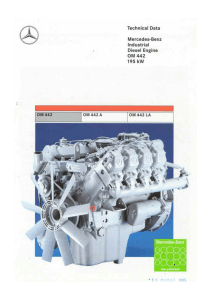 Ficha T&eacute;cnica Motor Di&eacute;sel Mercedes-Benz OM 442