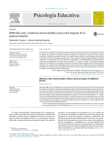 Pobreza infantil y desarrollo cerebral: una visión neurocientífica