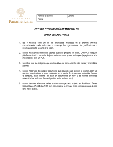 Examen Estudio y Tecnología de Materiales