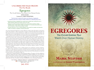 Egregores: Occult Entities & Human Destiny - Book Preview