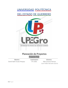 Plan Proyecto IoT Gestión Agua: Sistema Monitoreo Inteligente