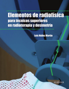 Radiof&iacute;sica para T&eacute;cnicos en Radioterapia y Dosimetr&iacute;a