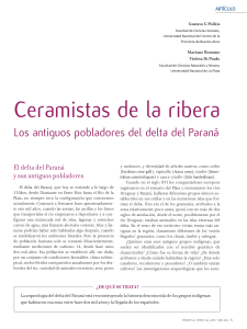 Antiguos habitantes del Delta del Paraná: Arqueología y Cerámica