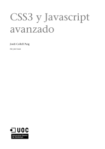 CSS3 y JavaScript Avanzado: Material del Curso