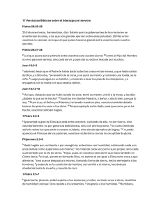 17 Versículos Bíblicos sobre Liderazgo y Servicio