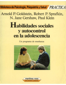 Habilidades Sociales y Autocontrol en Adolescencia