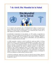 Día Mundial de la Salud: Análisis y Desafíos en Ecuador