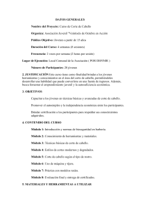 Curso de Corte de Cabello: Plan de Capacitaci&oacute;n Juvenil
