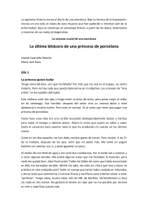 Diario de una Anor&eacute;xica: La Semana Crucial de una Princesa de Porcelana