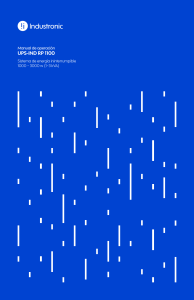 Manual UPS-IND RP 1100: Operaci&oacute;n y Mantenimiento