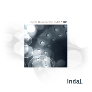 Cat&aacute;logo Iluminaci&oacute;n Interior Indal 1105