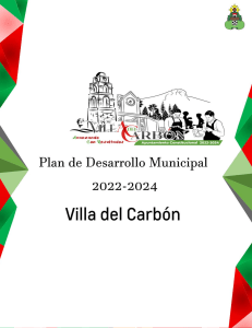 Plan de Desarrollo Municipal Villa del Carbón 2022-2024