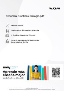 Resumen Pr&aacute;cticas Biolog&iacute;a: Biomol&eacute;culas y Observaci&oacute;n Microsc&oacute;pica