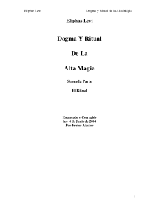 Eliphas Levi: Dogma y Ritual de la Alta Magia - Preparaciones