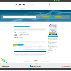 Tesis sobre Tecnología de Liofilización de Productos Vegetales