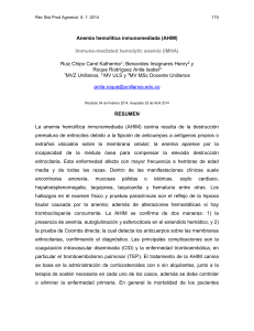Anemia Hemolítica Inmunomediada (AHIM) en Caninos