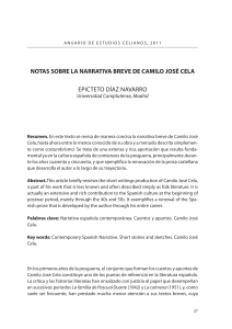 Narrativa Breve de Camilo Jos&eacute; Cela: An&aacute;lisis y Contexto