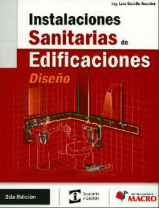 Instalaciones Sanitarias en Edificaciones: Dise&ntilde;o