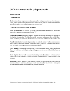 Amortización y Depreciación: Guía Práctica