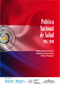 Pol&iacute;tica Nacional de Salud Paraguay 2015-2030
