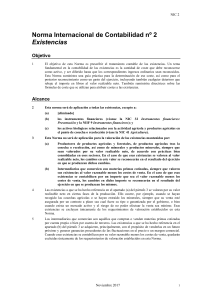 NIC 2: Existencias - Norma Internacional de Contabilidad