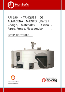 API 650: Tanques de Almacenamiento - Dise&ntilde;o y Materiales