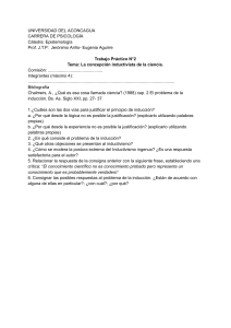 Inductivismo en la Ciencia: Trabajo Práctico de Epistemología