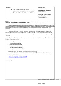 Capacitación Operativo Aprender Primaria 2024