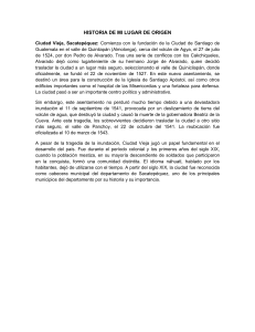 Historia de Ciudad Vieja, Sacatepéquez