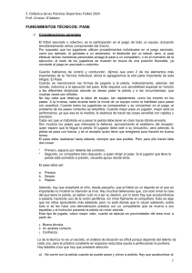 Fundamentos T&eacute;cnicos del Pase en F&uacute;tbol: Did&aacute;ctica Deportiva