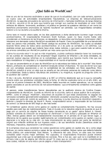 Escándalo WorldCom: Análisis del Fraude Contable