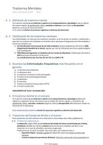 Trastornos Mentales en el Geronte: Depresi&oacute;n, Ansiedad y M&aacute;s