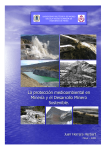 Protección Ambiental en Minería y Desarrollo Sostenible