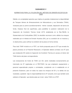 Normativa Emisi&oacute;n Ac&uacute;stica en Tanques de Hidrocarburos (TAAH)