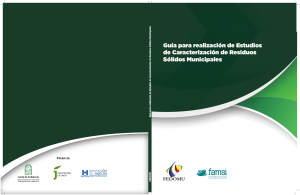 Gu&iacute;a para Estudios de Residuos S&oacute;lidos Municipales