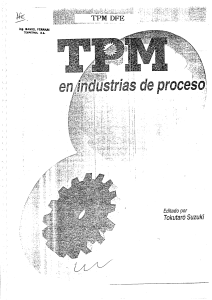 TPM en Industrias de Proceso: Gu&iacute;a Completa