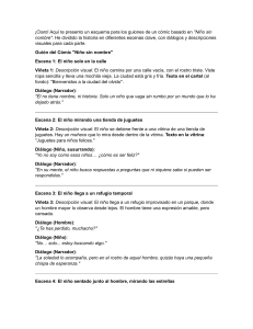 Gui&oacute;n C&oacute;mic Ni&ntilde;o sin Nombre: Adaptaci&oacute;n Literaria