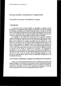 Evaluaci&oacute;n Cognitiva y Emoci&oacute;n: Un An&aacute;lisis Profundo