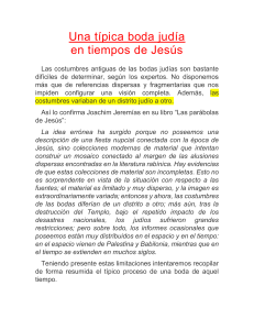 Bodas Judías en Tiempos de Jesús: Costumbres y Tradiciones