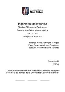 Informe de Proyecto: Dispensador de Agua Sin Contacto