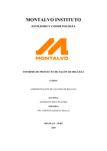 Informe Proyecto Salón de Belleza: Administración y Marketing
