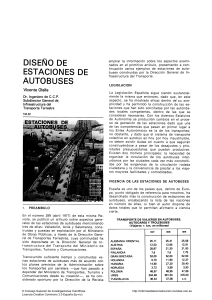 Dise&ntilde;o de Estaciones de Autobuses: Legislaci&oacute;n y Tipos