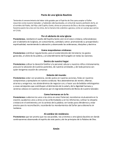 Pacto de una Iglesia Bautista.10613043