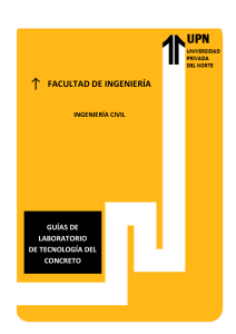 Guía de Laboratorio: Tecnología del Concreto - Agregado Fino